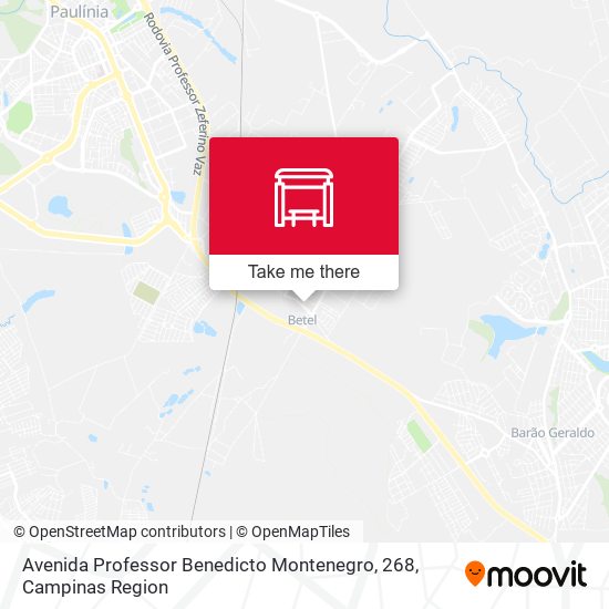 Avenida Professor Benedicto Montenegro, 268 map