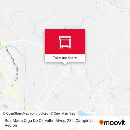 Rua Maria Olga De Carvalho Alves, 284 map