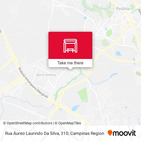 Rua Áureo Laurindo Da Silva, 310 map