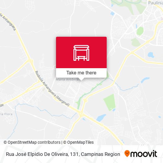 Rua José Elpídio De Oliveira, 131 map