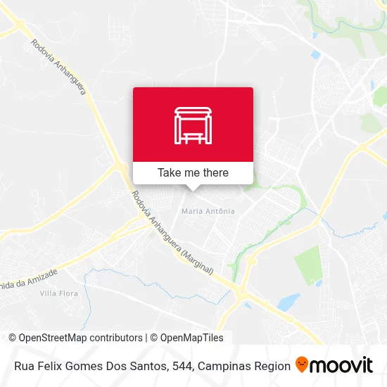 Rua Felix Gomes Dos Santos, 544 map
