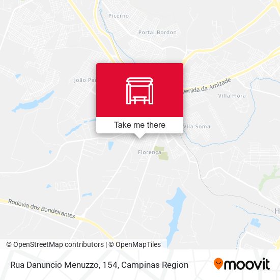 Rua Danuncio Menuzzo, 154 map