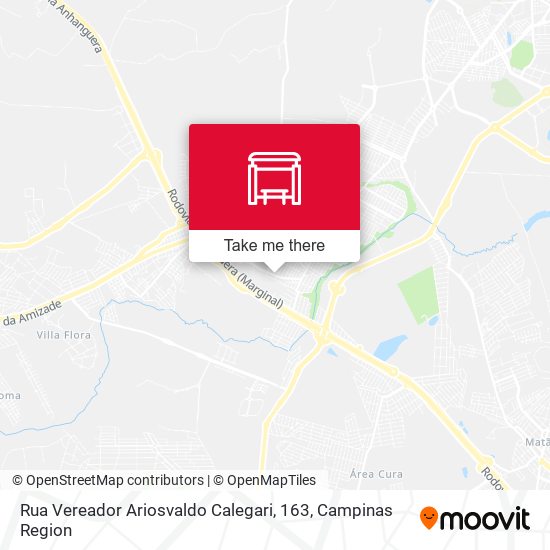 Rua Vereador Ariosvaldo Calegari, 163 map