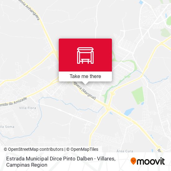 Estrada Municipal Dirce Pinto Dalben - Villares map