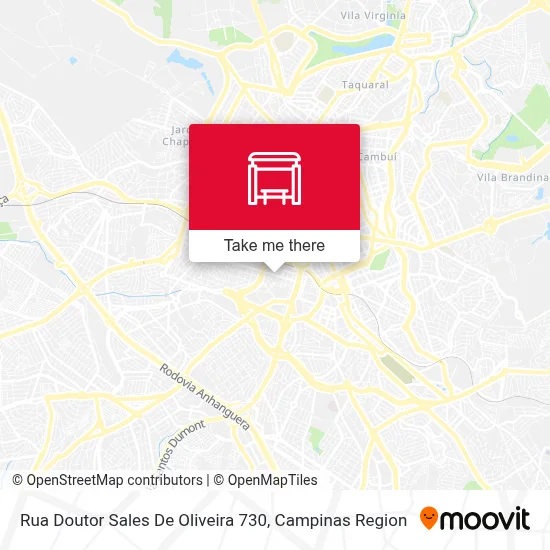 Rua Doutor Sales De Oliveira 730 map