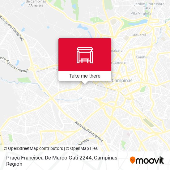 Praça Francisca De Março Gati 2244 map