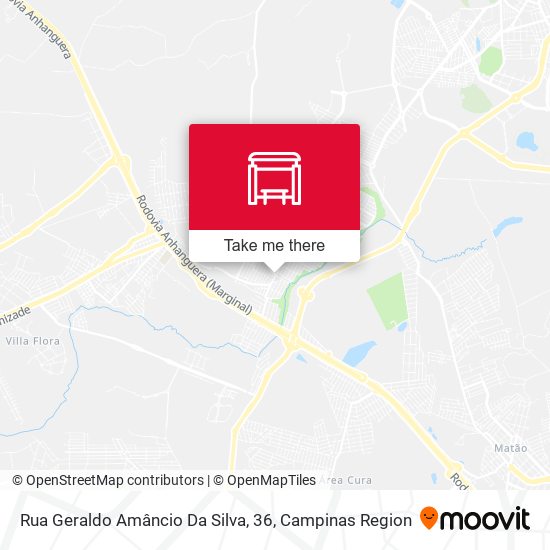 Mapa Rua Geraldo Amâncio Da Silva, 36