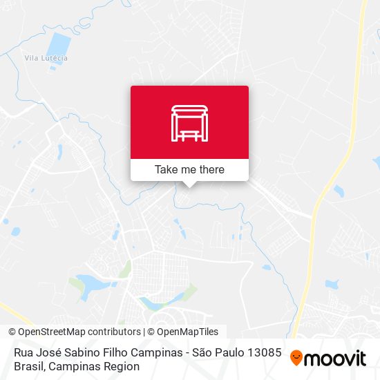 Rua José Sabino Filho Campinas - São Paulo 13085 Brasil map