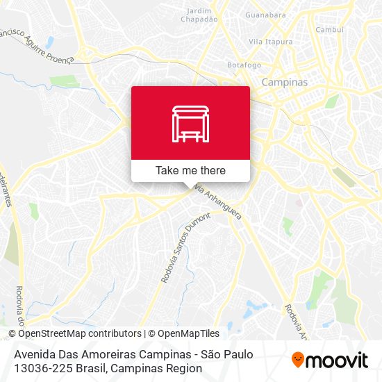 Avenida Das Amoreiras Campinas - São Paulo 13036-225 Brasil map