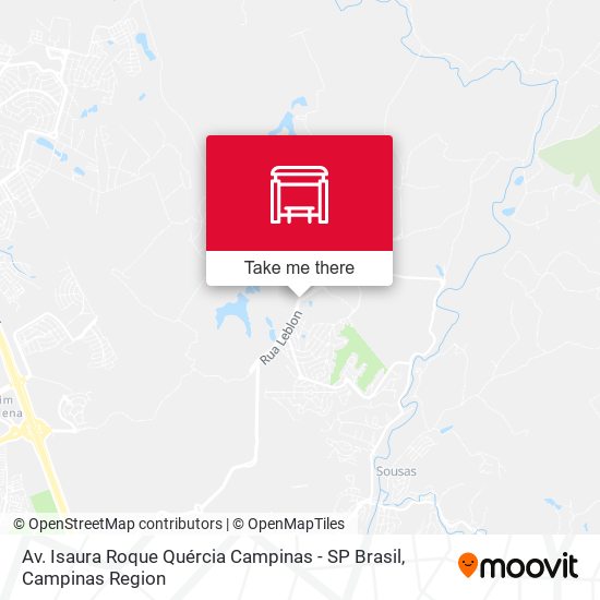 Av. Isaura Roque Quércia Campinas - SP Brasil map