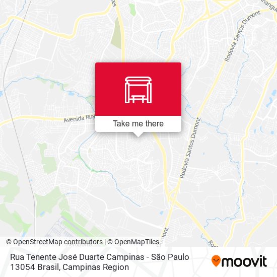 Rua Tenente José Duarte Campinas - São Paulo 13054 Brasil map