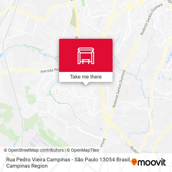Rua Pedro Vieira Campinas - São Paulo 13054 Brasil map