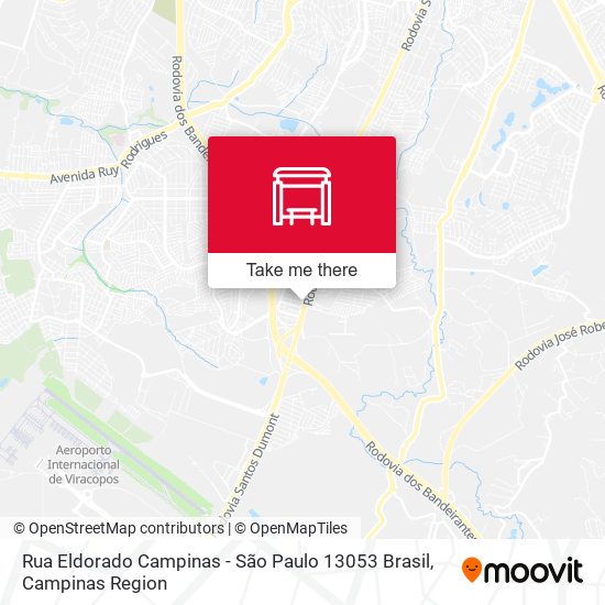 Rua Eldorado Campinas - São Paulo 13053 Brasil map