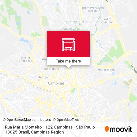 Rua Maria Monteiro 1122 Campinas - São Paulo 13025 Brasil map