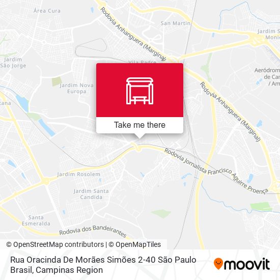 Mapa Rua Oracinda De Morães Simões 2-40 São Paulo Brasil