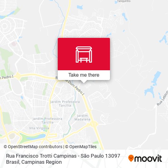 Rua Francisco Trotti Campinas - São Paulo 13097 Brasil map