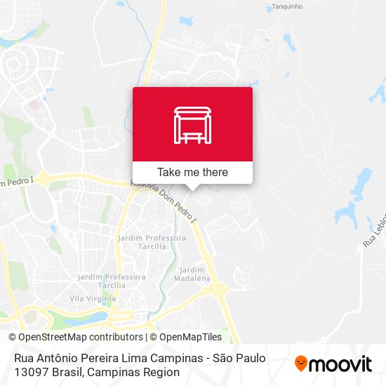 Rua Antônio Pereira Lima Campinas - São Paulo 13097 Brasil map