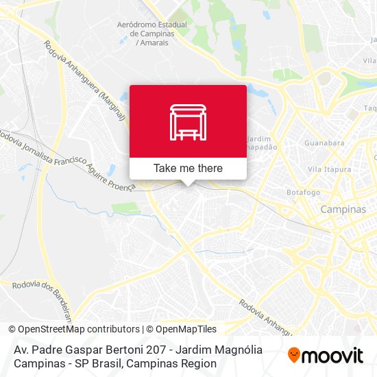 Av. Padre Gaspar Bertoni 207 - Jardim Magnólia Campinas - SP Brasil map