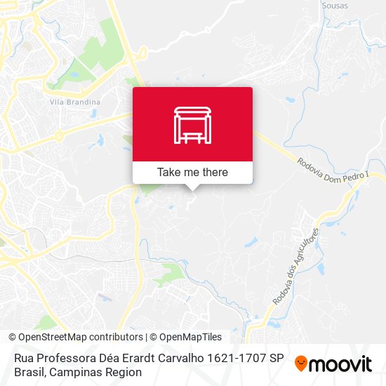 Rua Professora Déa Erardt Carvalho 1621-1707 SP Brasil map