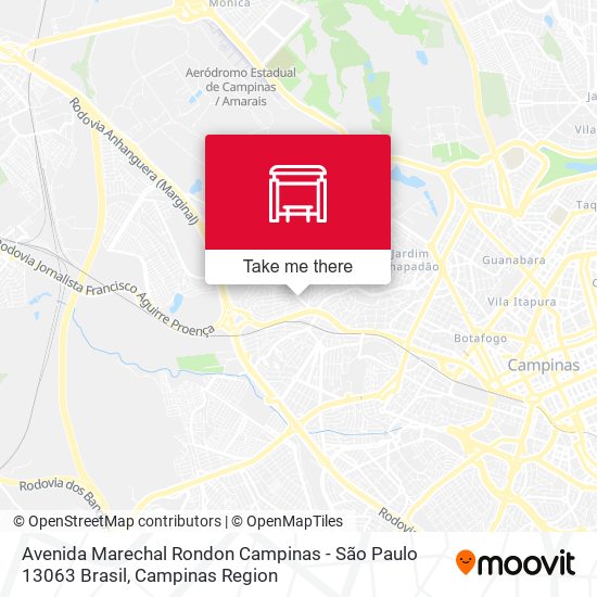 Avenida Marechal Rondon Campinas - São Paulo 13063 Brasil map