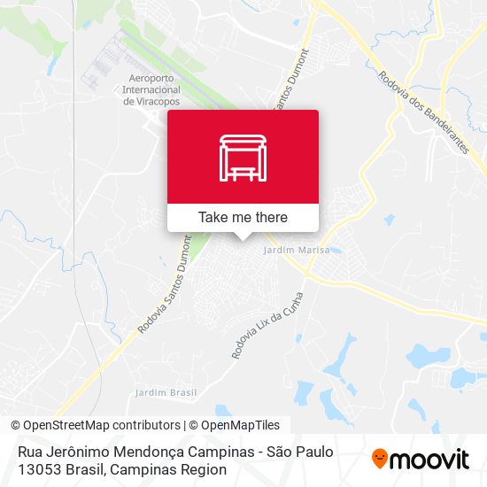 Rua Jerônimo Mendonça Campinas - São Paulo 13053 Brasil map