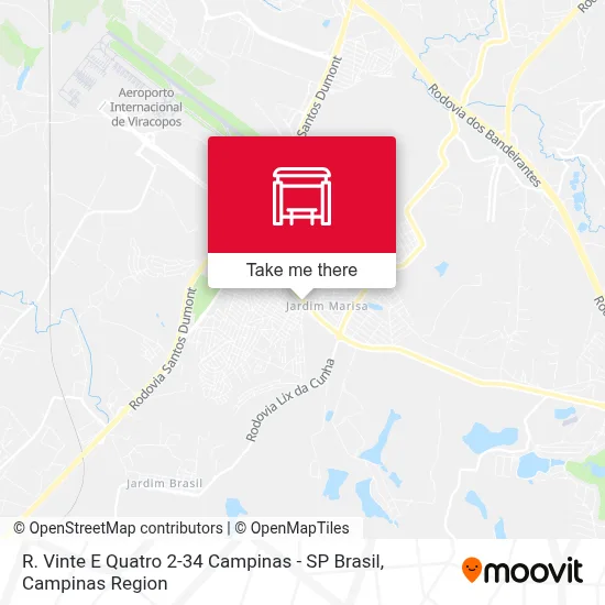 R. Vinte E Quatro 2-34 Campinas - SP Brasil map