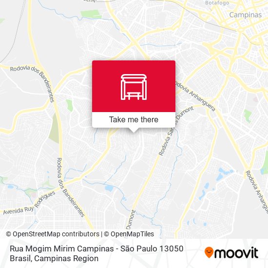 Rua Mogim Mirim Campinas - São Paulo 13050 Brasil map