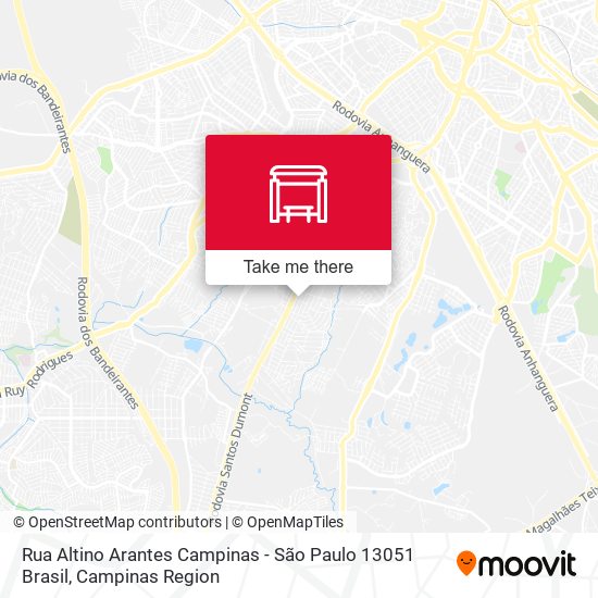 Rua Altino Arantes Campinas - São Paulo 13051 Brasil map