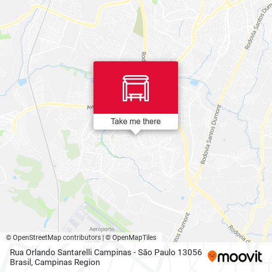 Rua Orlando Santarelli Campinas - São Paulo 13056 Brasil map