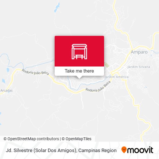Jd. Silvestre (Solar Dos Amigos) map