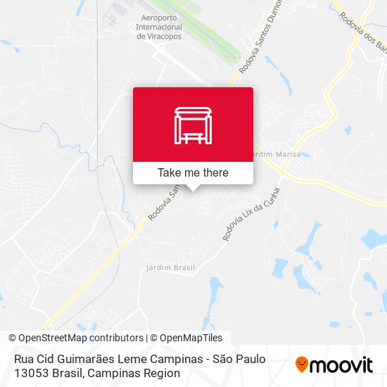 Rua Cid Guimarães Leme Campinas - São Paulo 13053 Brasil map