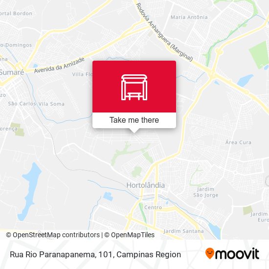Rua Rio Paranapanema, 101 map