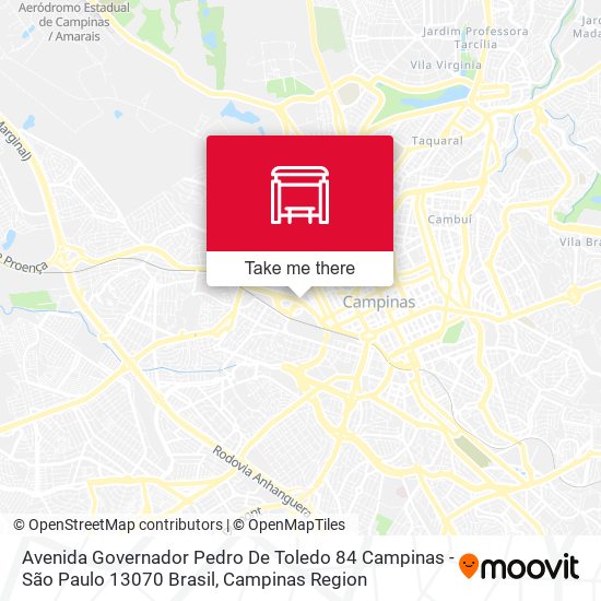 Avenida Governador Pedro De Toledo 84 Campinas - São Paulo 13070 Brasil map