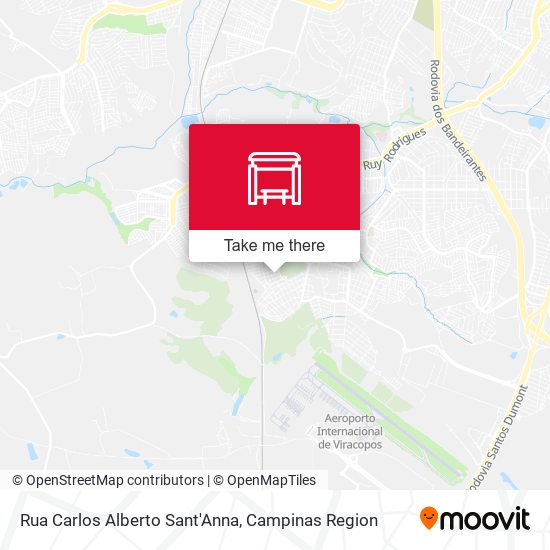 Rua Carlos Alberto Sant'Anna map