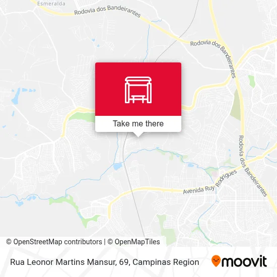 Rua Leonor Martins Mansur, 69 map