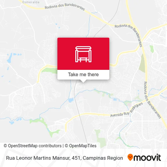 Rua Leonor Martins Mansur, 451 map