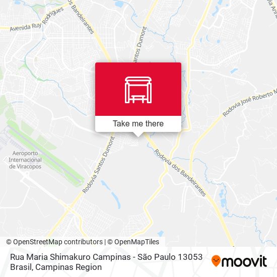 Rua Maria Shimakuro Campinas - São Paulo 13053 Brasil map