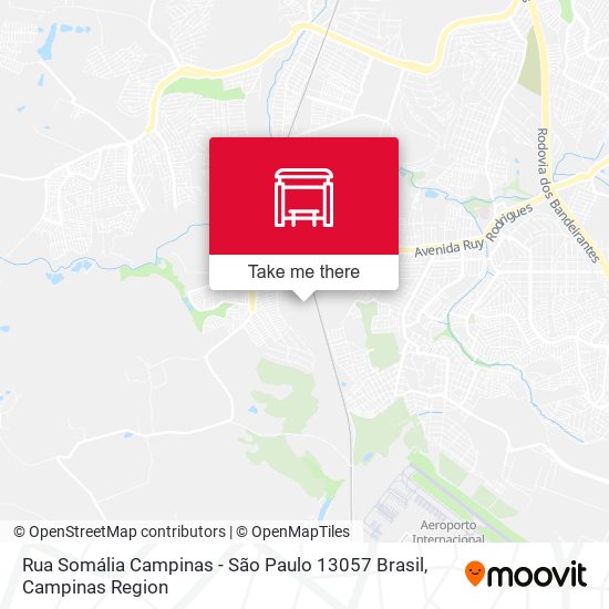 Rua Somália Campinas - São Paulo 13057 Brasil map