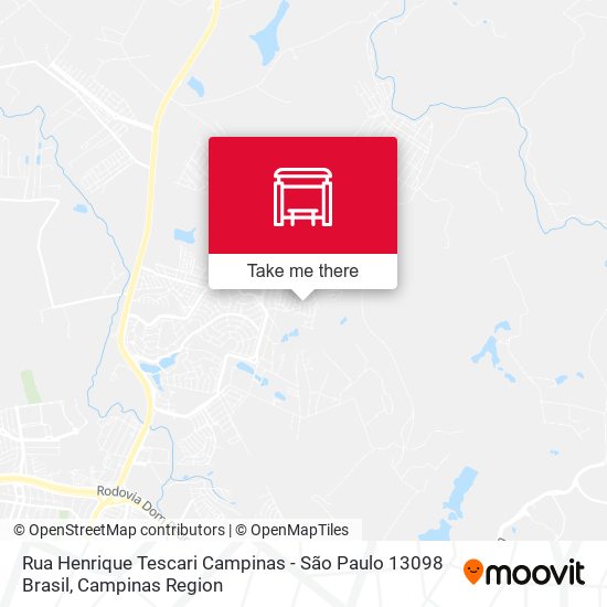 Rua Henrique Tescari Campinas - São Paulo 13098 Brasil map