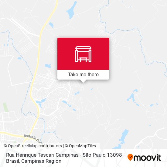 Rua Henrique Tescari Campinas - São Paulo 13098 Brasil map