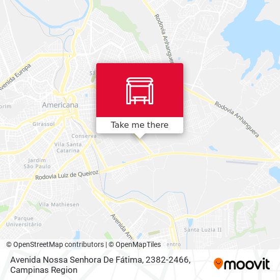 Avenida Nossa Senhora De Fátima, 2382-2466 map