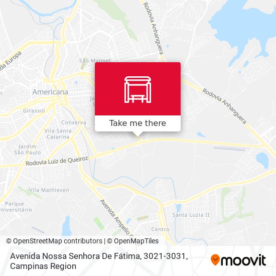 Avenida Nossa Senhora De Fátima, 3021-3031 map