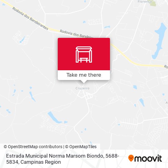 Estrada Municipal Norma Marsom Biondo, 5688-5834 map