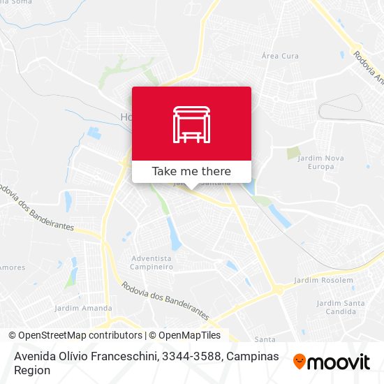 Avenida Olívio Franceschini, 3344-3588 map