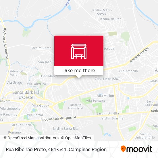 Rua Ribeirão Preto, 481-541 map