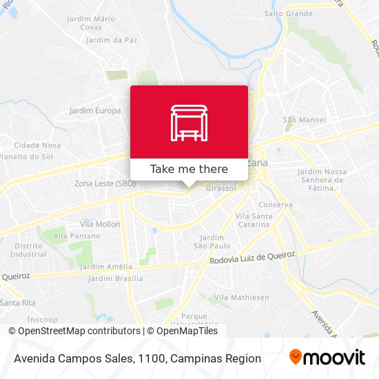 Avenida Campos Sales, 1100 map