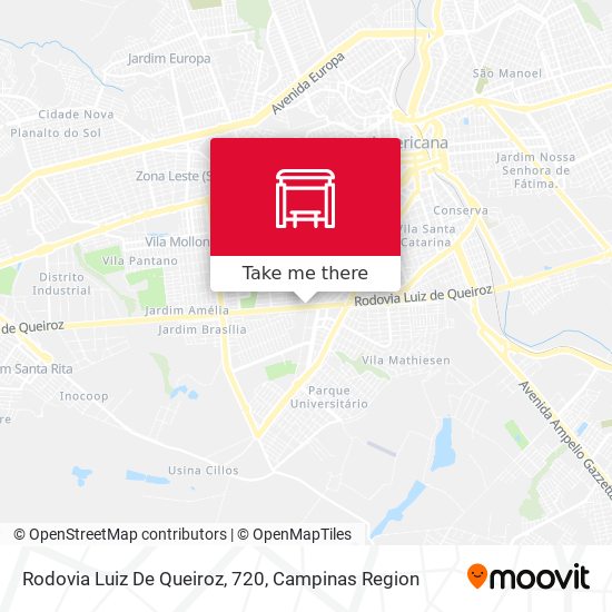 Rodovia Luiz De Queiroz, 720 map