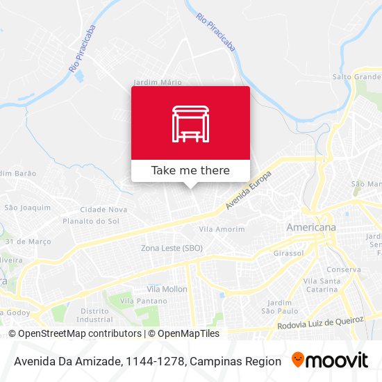 Avenida Da Amizade, 1144-1278 map