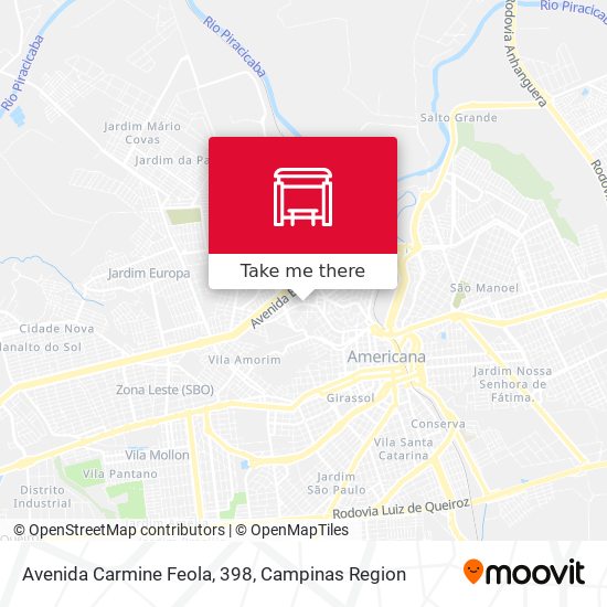 Avenida Carmine Feola, 398 map