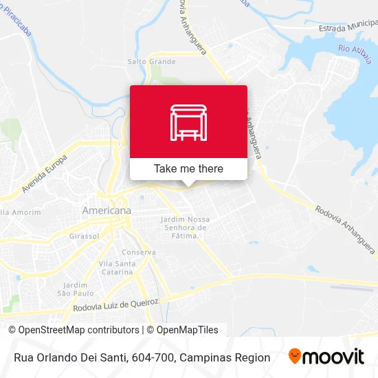 Rua Orlando Dei Santi, 604-700 map